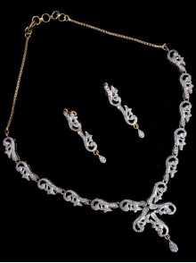 CZ Necklace Set